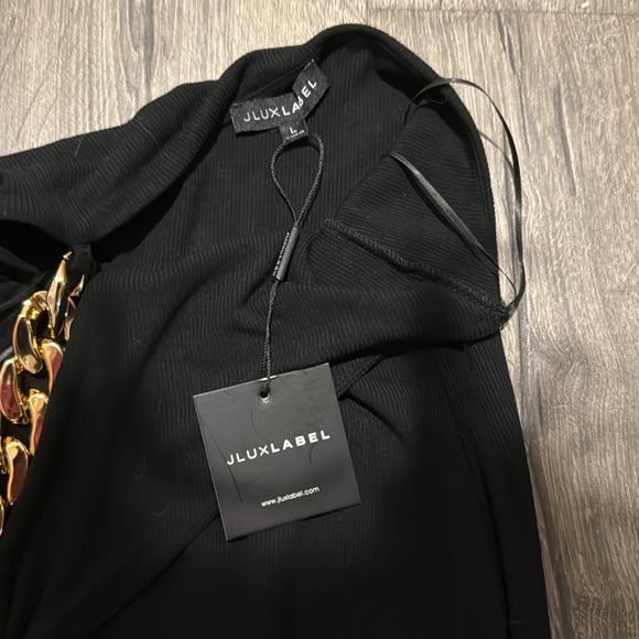 NWT black love chain keyhole dress - Picture 6 of 6